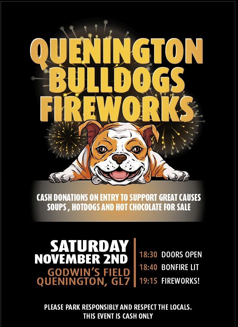 Quenington Fireworks 4th November 2023